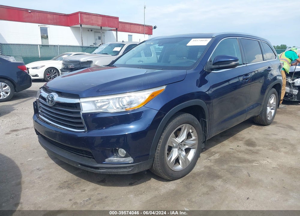 2016 TOYOTA HIGHLANDER LIMITED PLATINUM V6 VIN: 5TDDKRFH1GS320044
