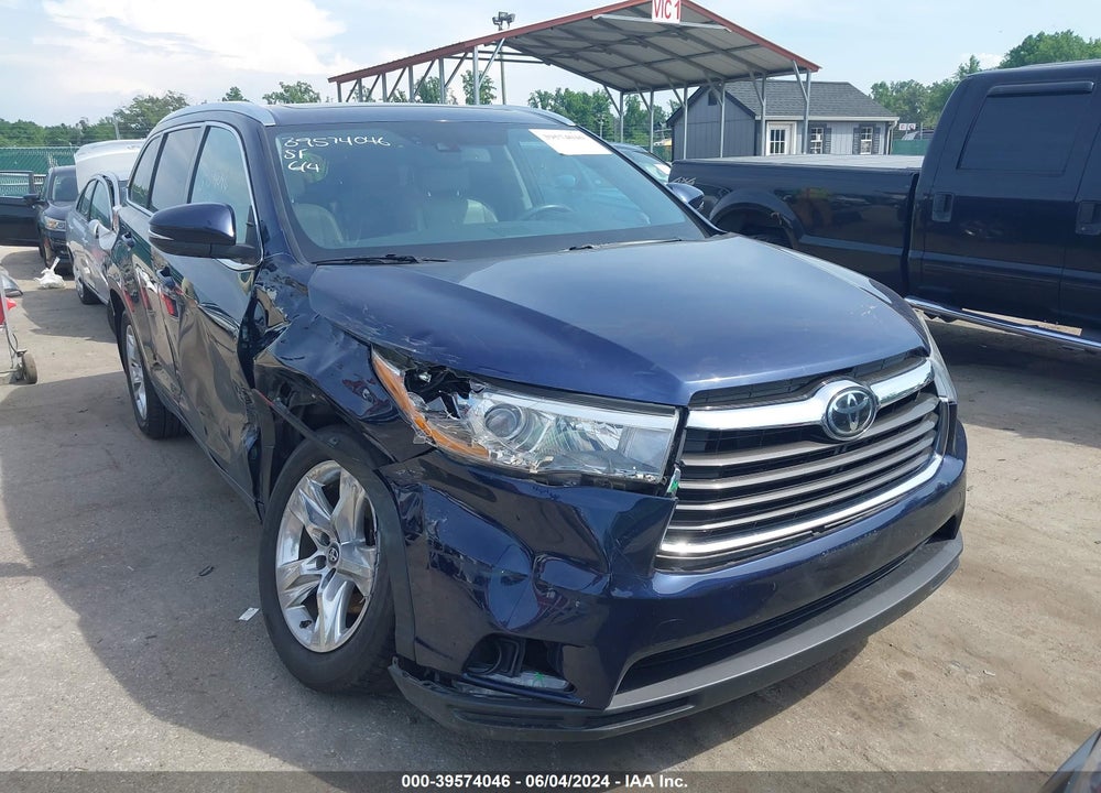 2016 TOYOTA HIGHLANDER LIMITED PLATINUM V6 VIN: 5TDDKRFH1GS320044