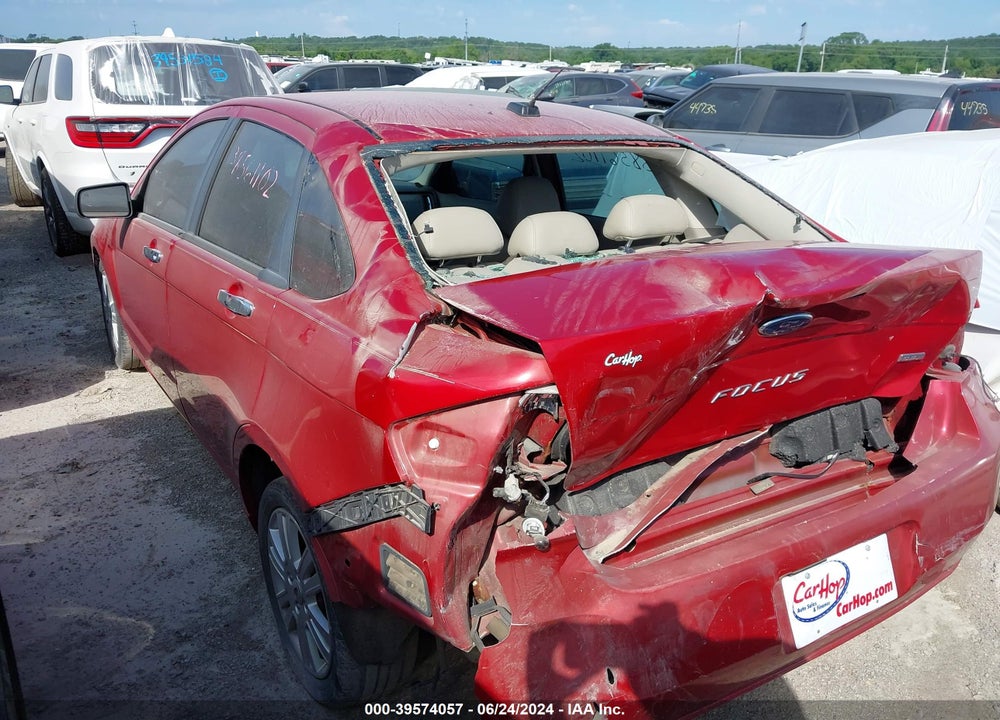 2011 FORD FOCUS SEL VIN: 1FAHP3HN2BW165800