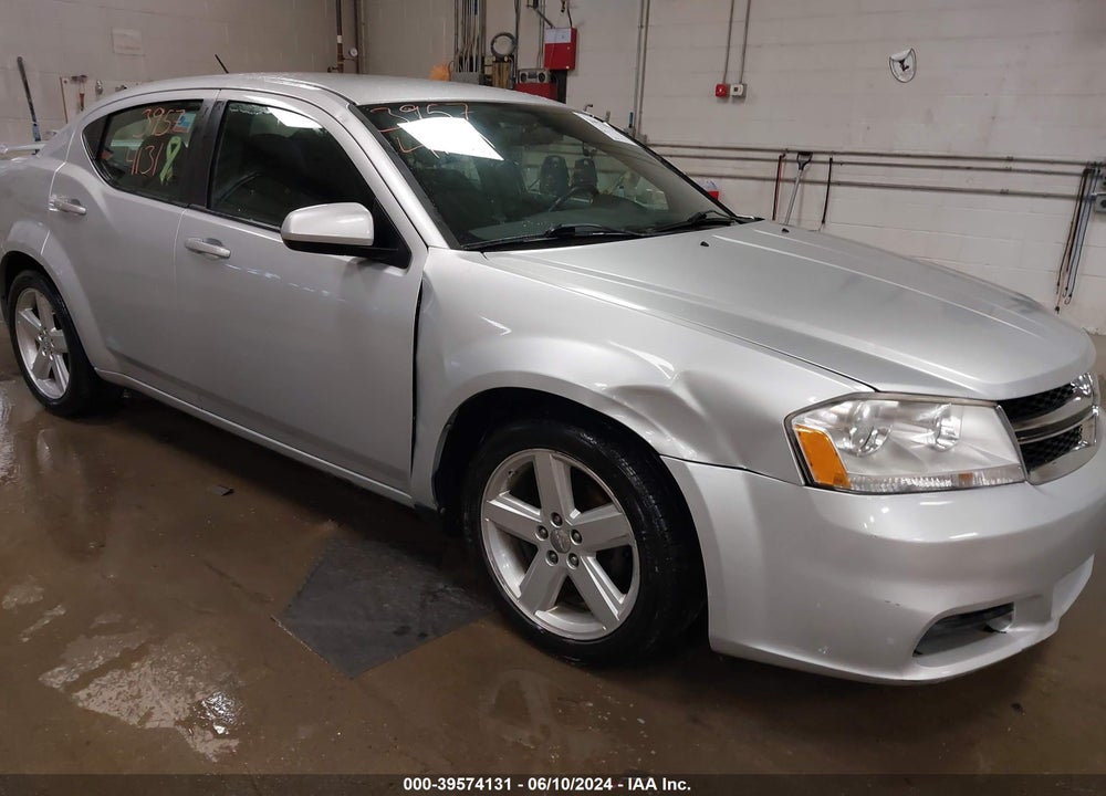 2011 DODGE AVENGER MAINSTREET VIN: 1B3BD1FB7BN602185