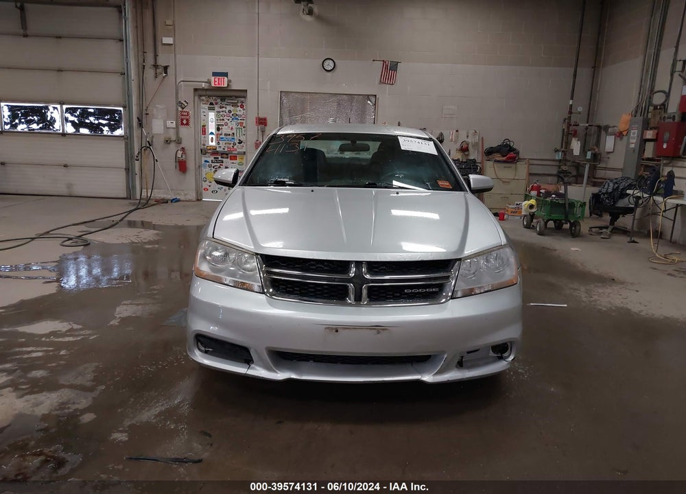 2011 DODGE AVENGER MAINSTREET VIN: 1B3BD1FB7BN602185