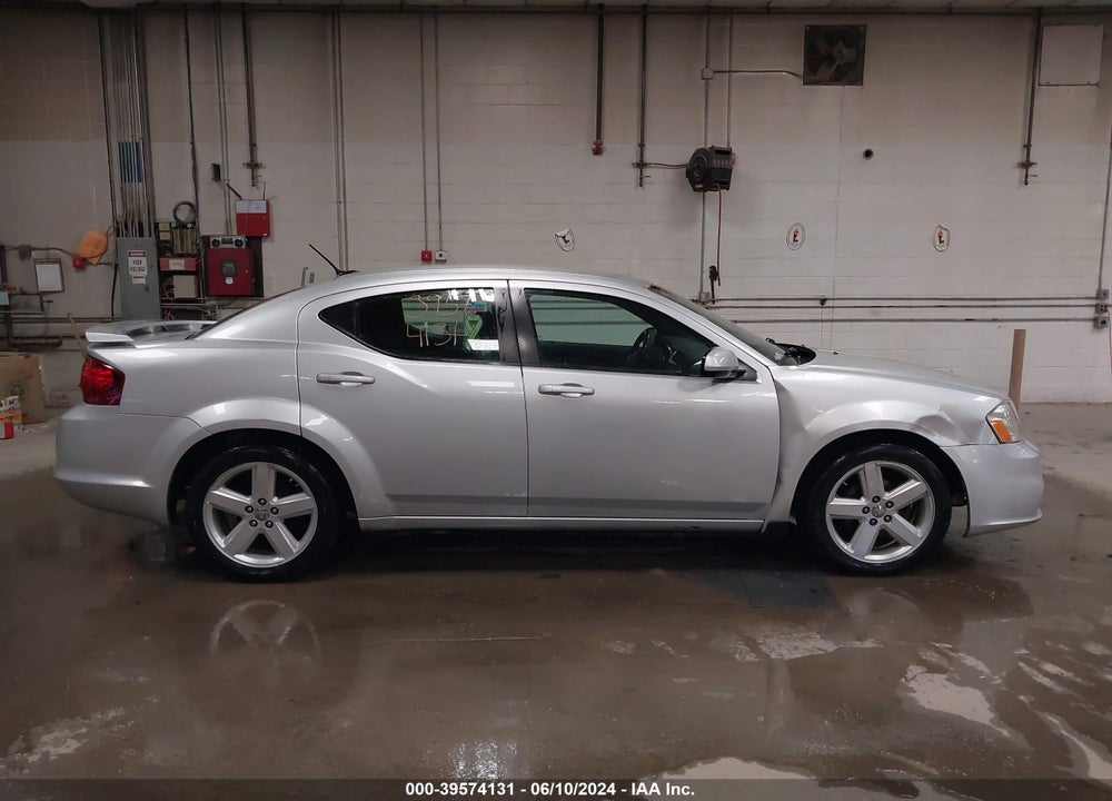 2011 DODGE AVENGER MAINSTREET VIN: 1B3BD1FB7BN602185