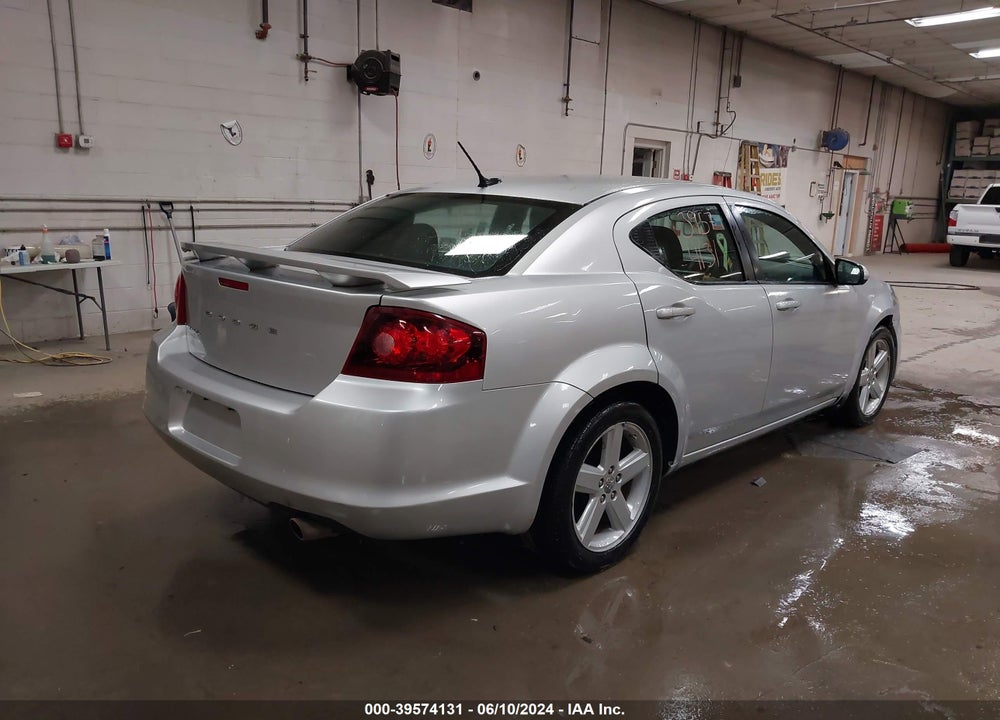 2011 DODGE AVENGER MAINSTREET VIN: 1B3BD1FB7BN602185