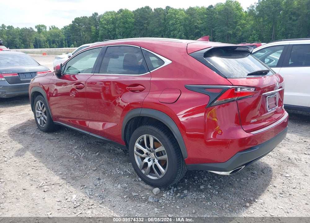 2016 LEXUS NX 200T VIN: JTJYARBZ5G2040988