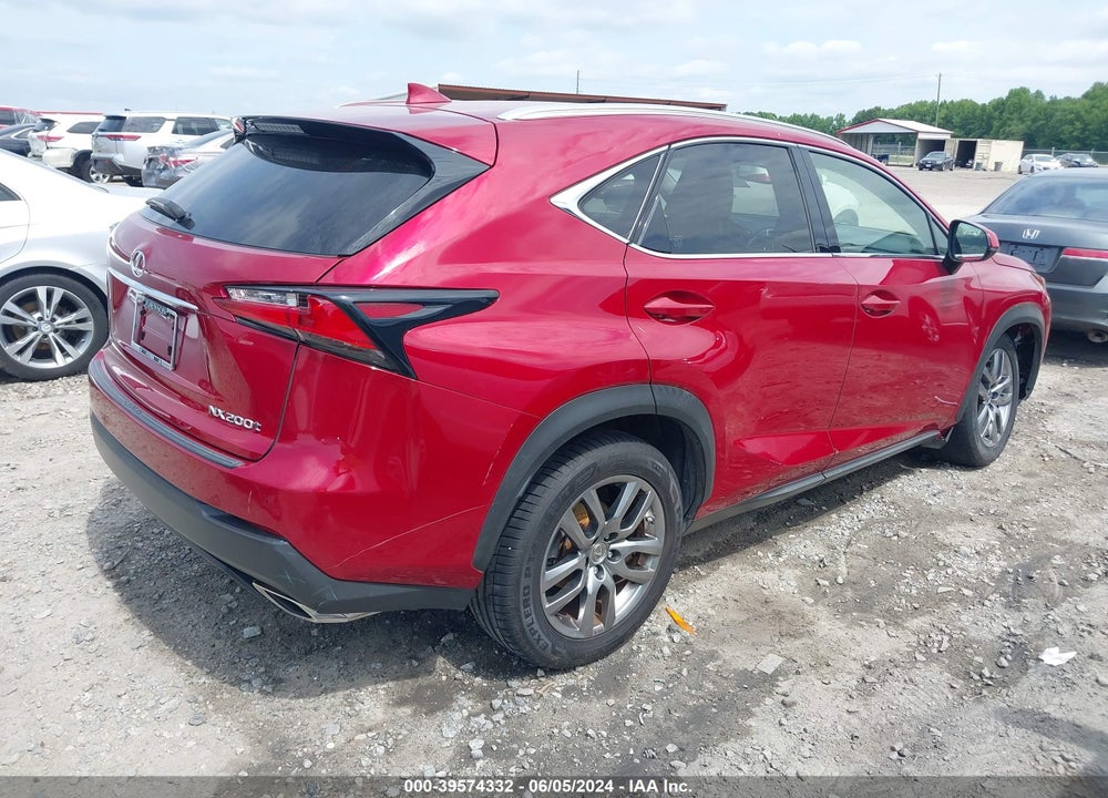 2016 LEXUS NX 200T VIN: JTJYARBZ5G2040988