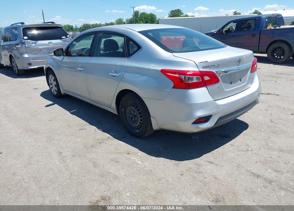 2017 NISSAN SENTRA S VIN: 3N1AB7AP1HY346873