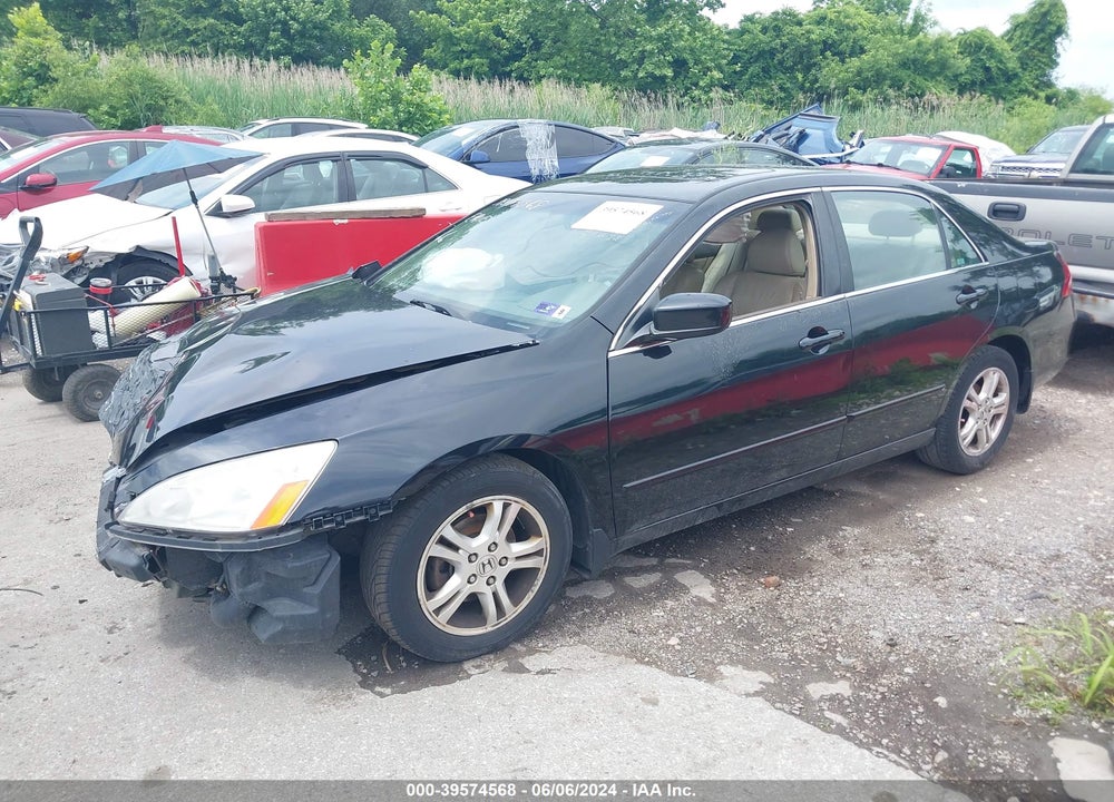 2007 HONDA ACCORD 2.4 EX VIN: 1HGCM56827A190403