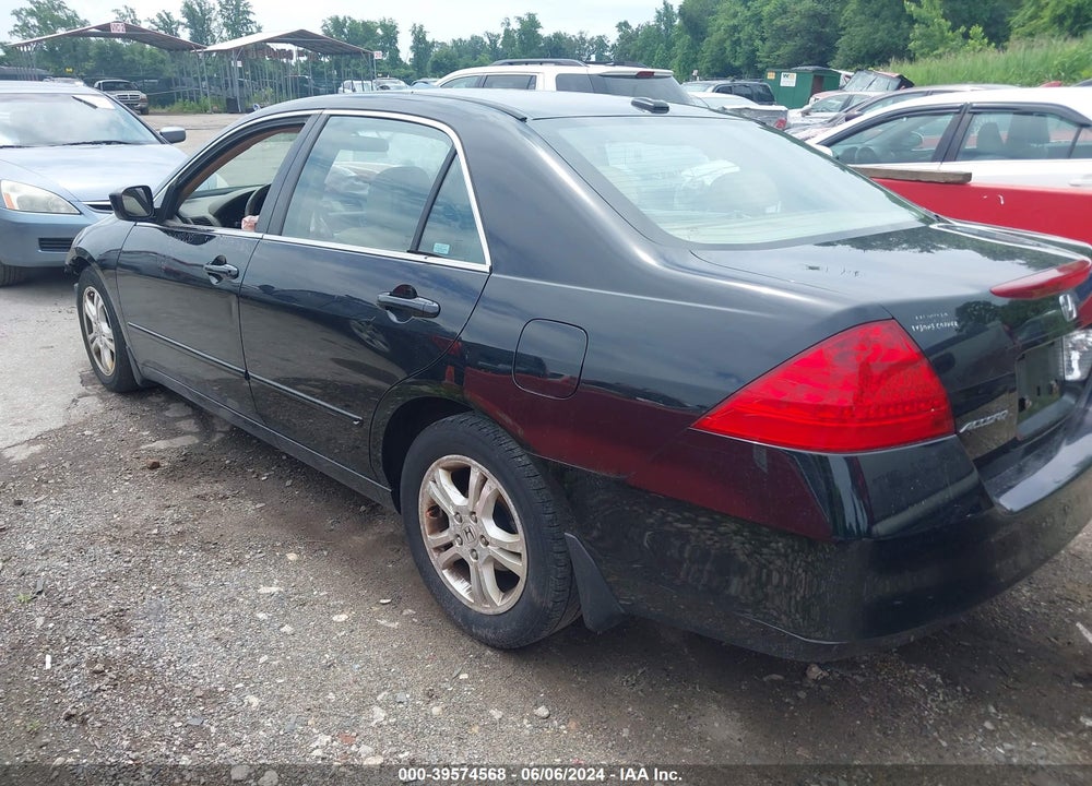 2007 HONDA ACCORD 2.4 EX VIN: 1HGCM56827A190403