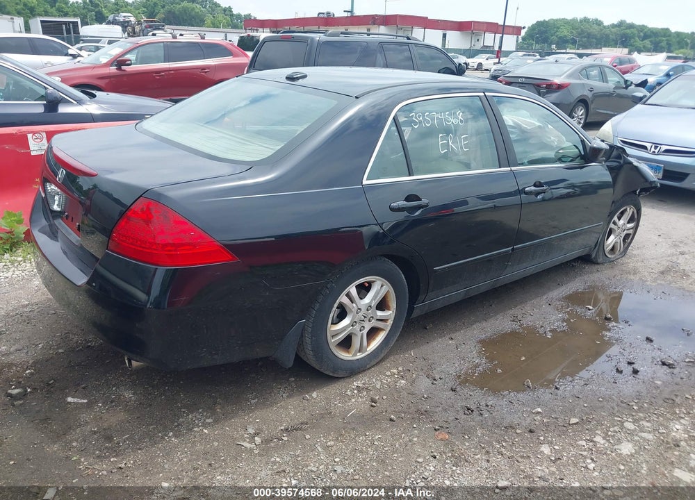 2007 HONDA ACCORD 2.4 EX VIN: 1HGCM56827A190403