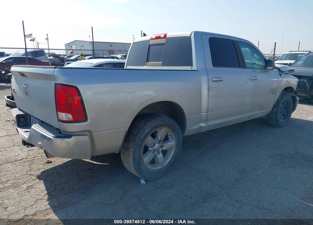 2019 RAM 1500 CLASSIC BIG HORN 4X2 5'7 BOX VIN: 1C6RR6LT4KS548975
