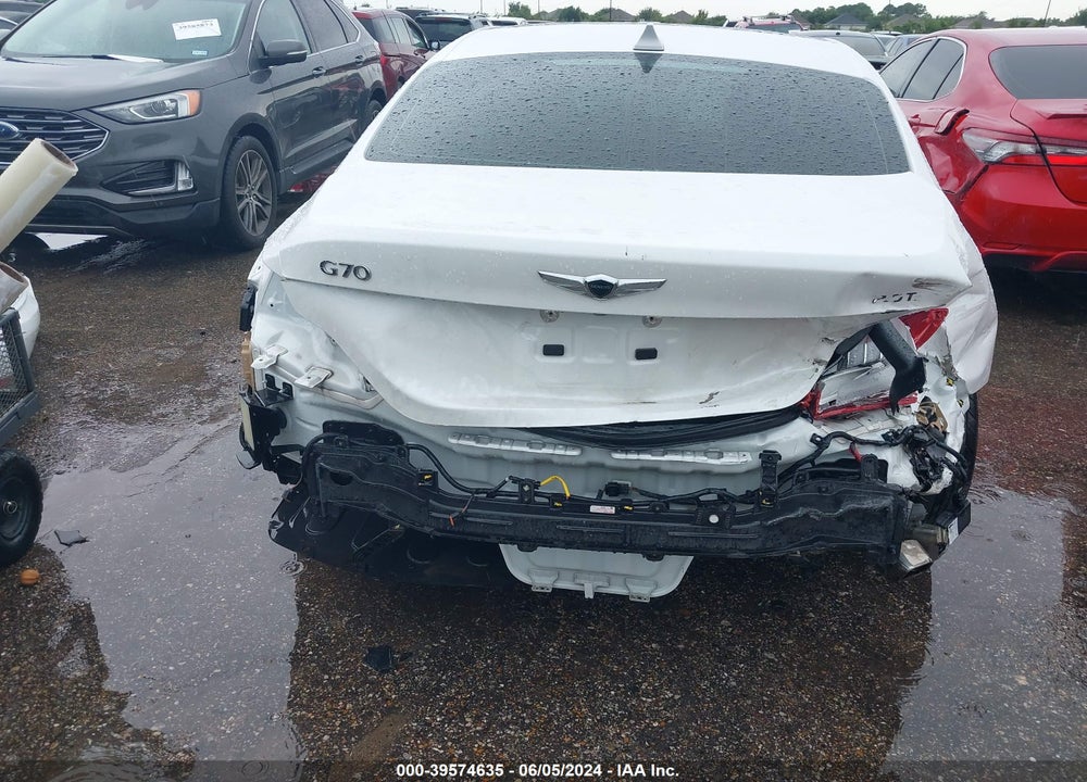 2021 GENESIS G70 2.0T RWD VIN: KMTG44LA8MU072353