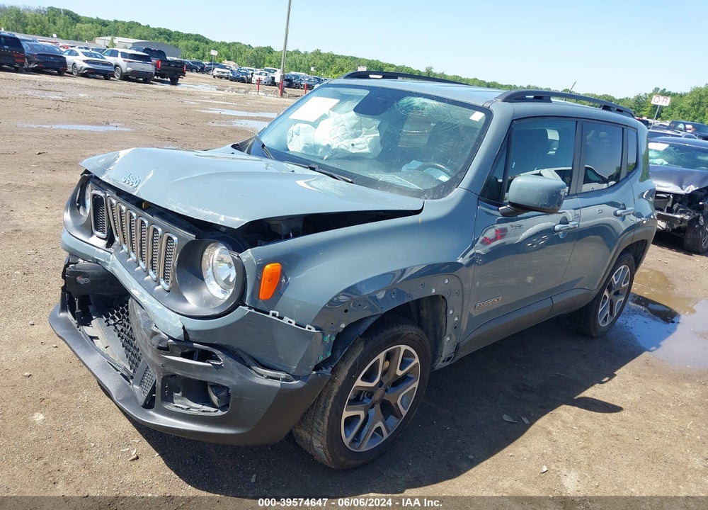 2017 JEEP RENEGADE LATITUDE 4X4 VIN: ZACCJBBB0HPF56142