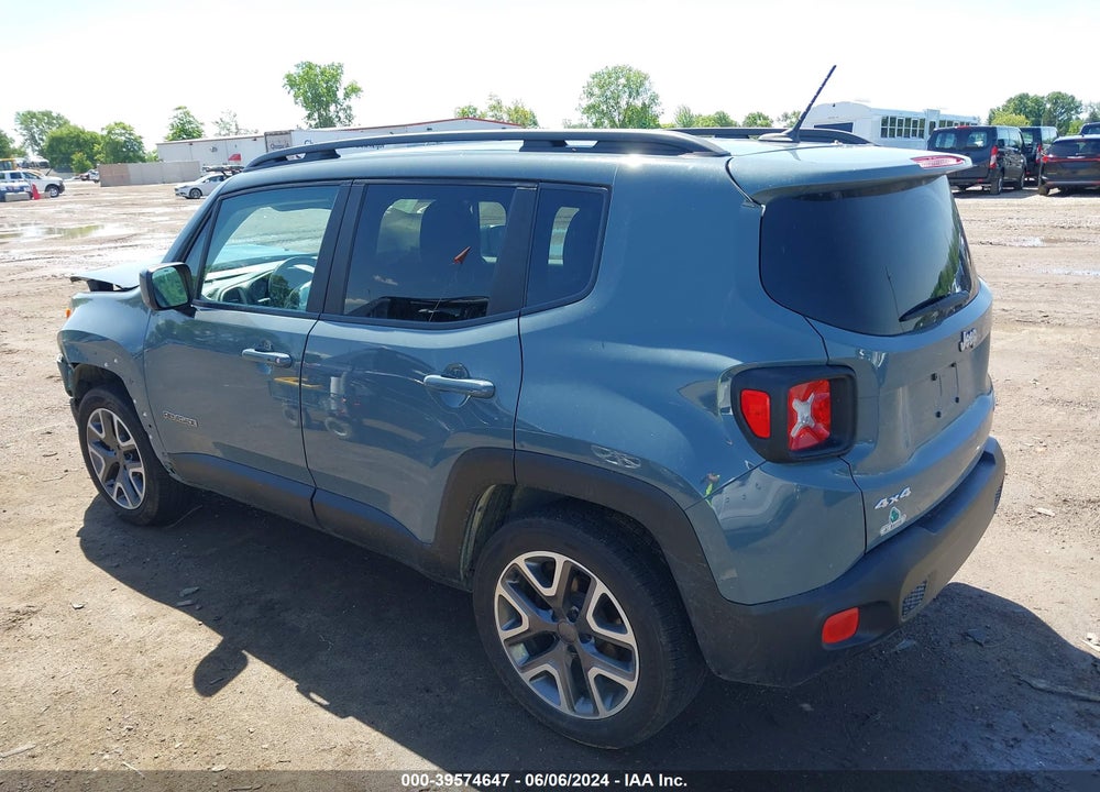 2017 JEEP RENEGADE LATITUDE 4X4 VIN: ZACCJBBB0HPF56142