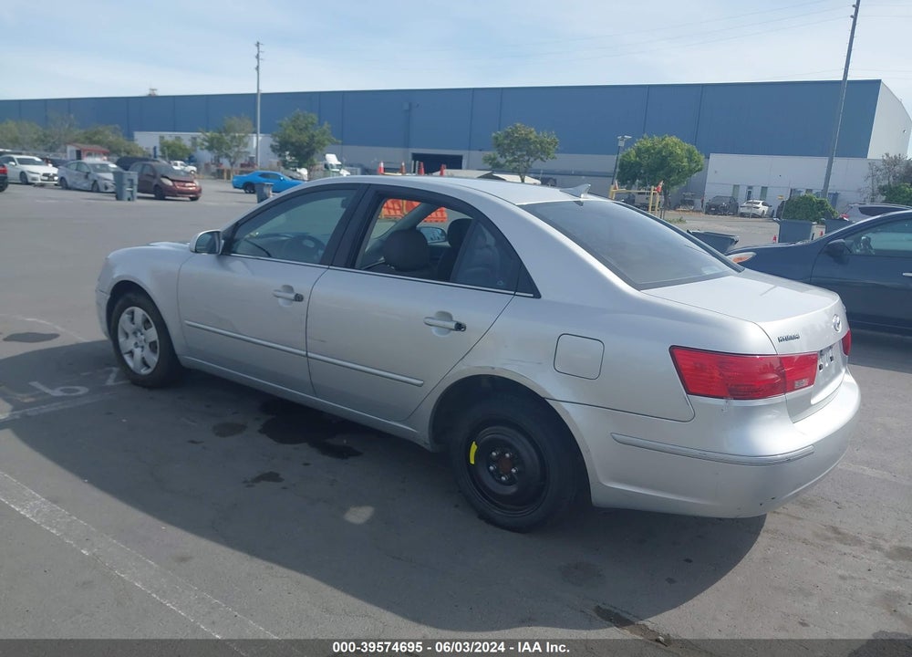 2009 HYUNDAI SONATA GLS VIN: 5NPET46C29H495081