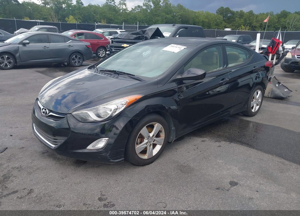 2013 HYUNDAI ELANTRA GLS VIN: 5NPDH4AE7DH421668