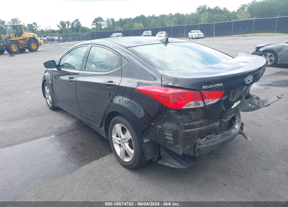 2013 HYUNDAI ELANTRA GLS VIN: 5NPDH4AE7DH421668