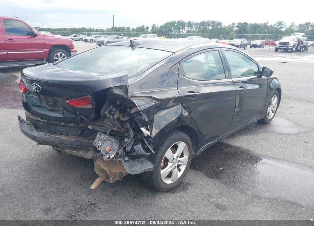 2013 HYUNDAI ELANTRA GLS VIN: 5NPDH4AE7DH421668
