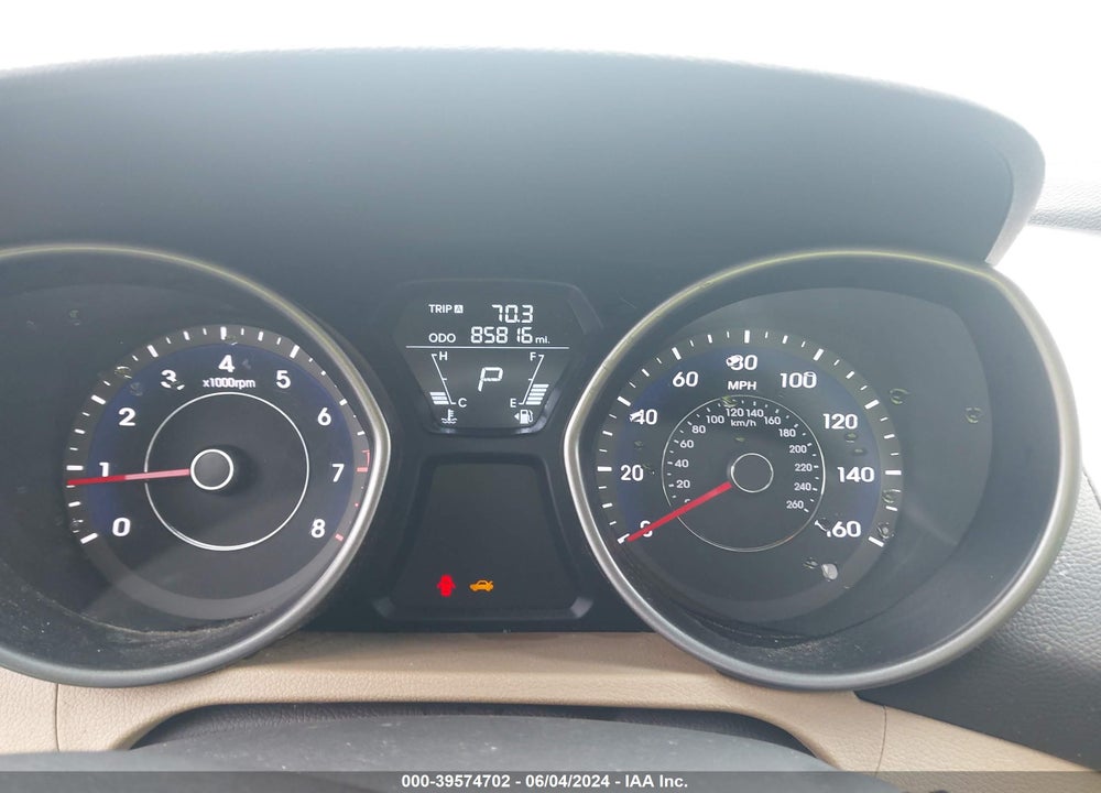 2013 HYUNDAI ELANTRA GLS VIN: 5NPDH4AE7DH421668