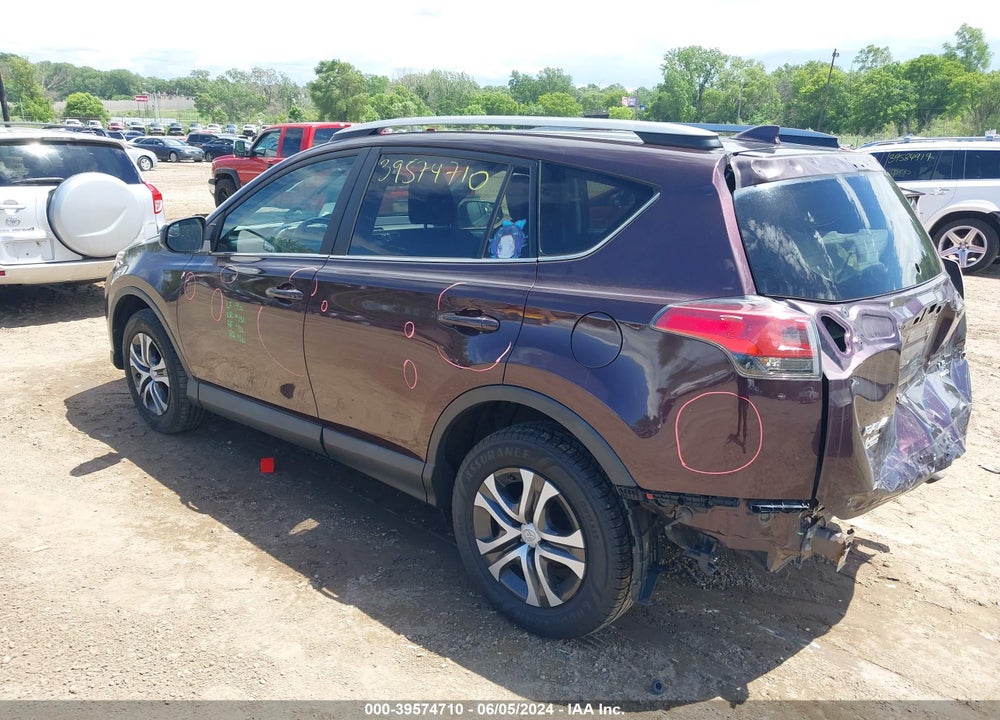 2017 TOYOTA RAV4 LE VIN: 2T3BFREV4HW615240