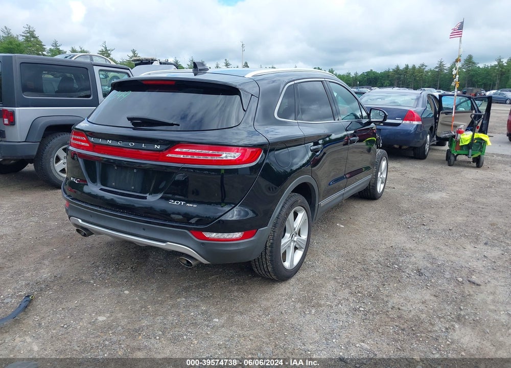 2018 LINCOLN MKC PREMIERE VIN: 5LMCJ1D97JUL20945