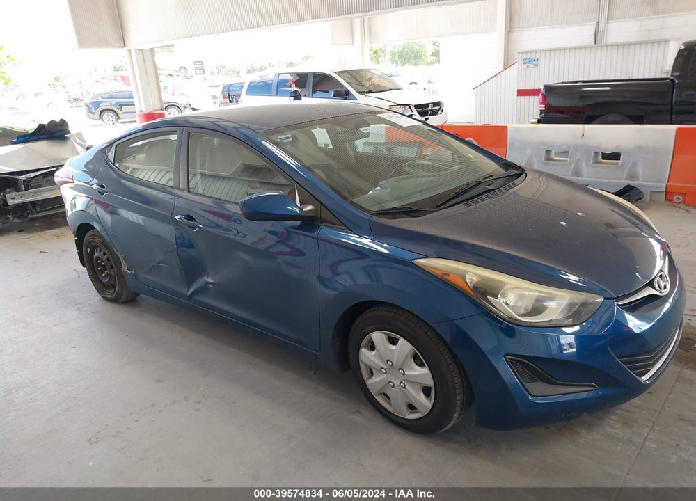 2016 HYUNDAI ELANTRA SE VIN: KMHDH4AE4GU638004