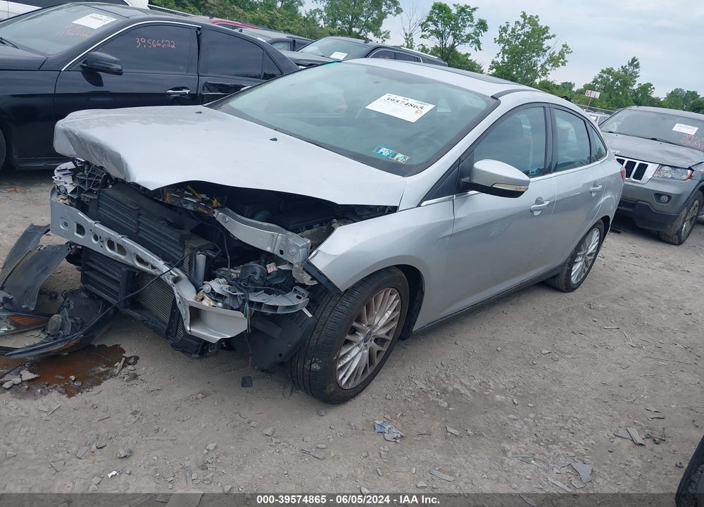 2014 FORD FOCUS TITANIUM VIN: 1FADP3J21EL316355