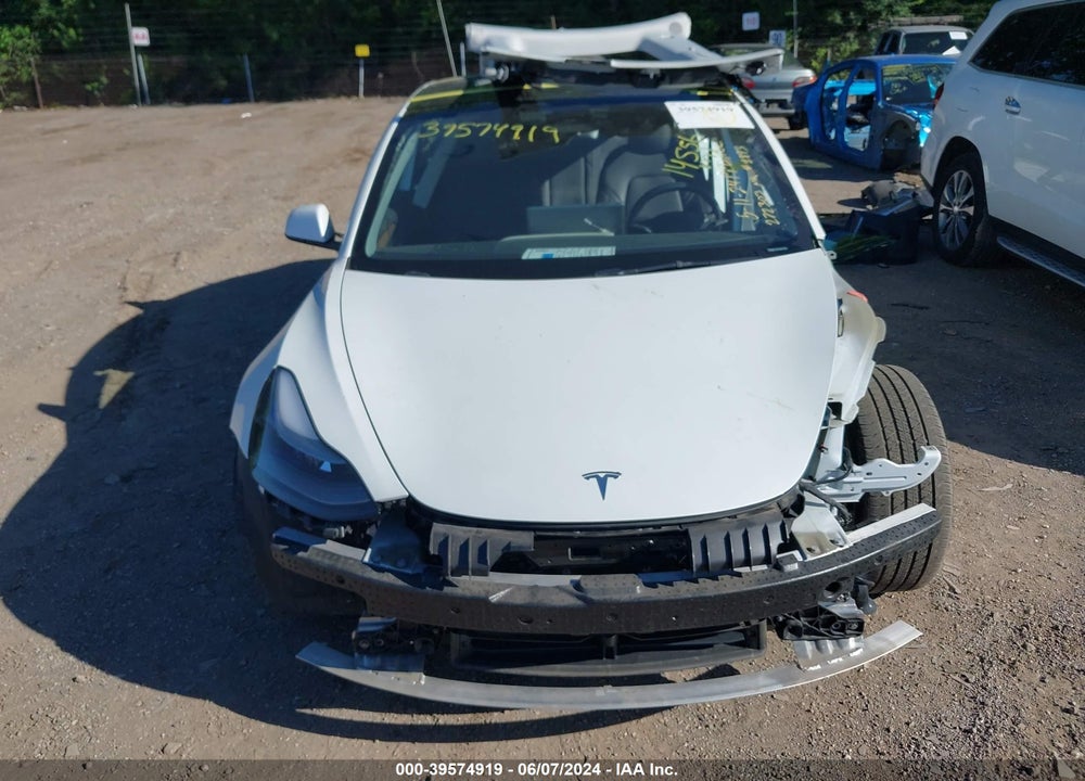2022 TESLA MODEL 3 LONG RANGE DUAL MOTOR ALL-WHEEL DRIVE VIN: 5YJ3E1EB6NF272303