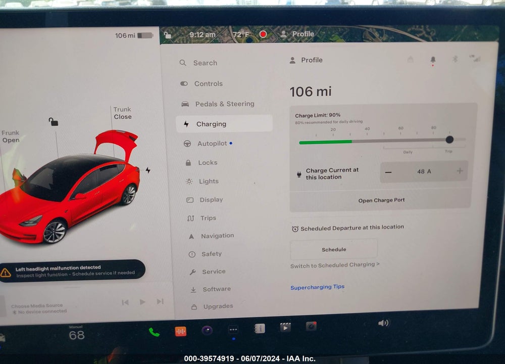 2022 TESLA MODEL 3 LONG RANGE DUAL MOTOR ALL-WHEEL DRIVE VIN: 5YJ3E1EB6NF272303