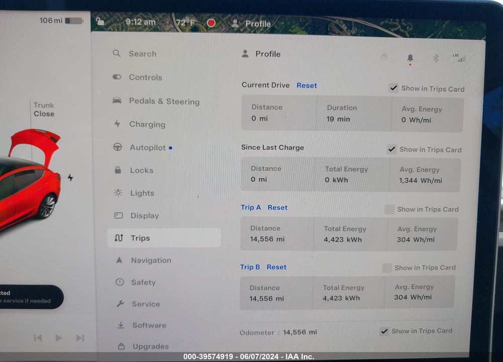 2022 TESLA MODEL 3 LONG RANGE DUAL MOTOR ALL-WHEEL DRIVE VIN: 5YJ3E1EB6NF272303