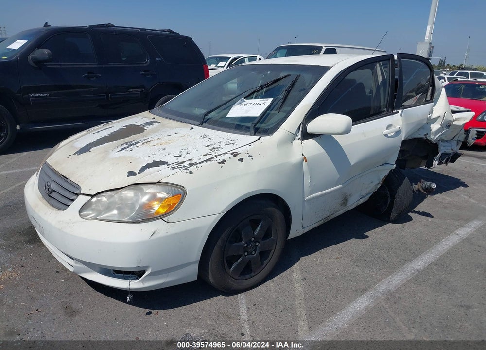 2003 TOYOTA COROLLA LE VIN: JTDBR32E530020368