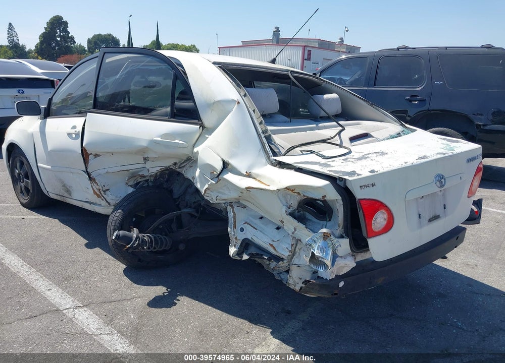 2003 TOYOTA COROLLA LE VIN: JTDBR32E530020368