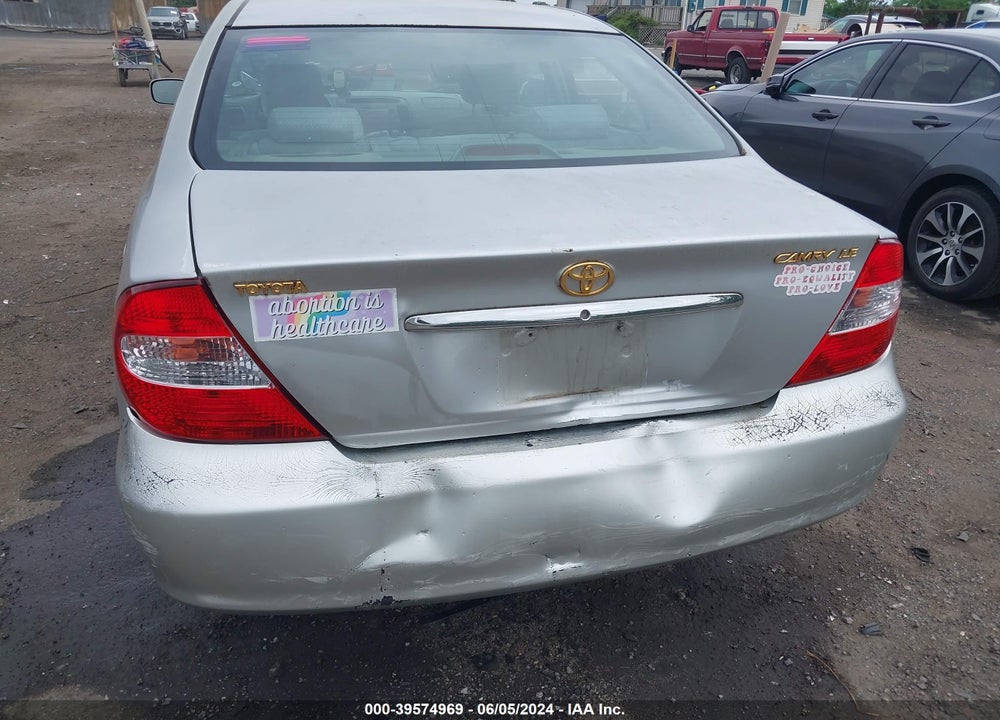 2002 TOYOTA CAMRY LE VIN: 4T1BE32KX2U107350
