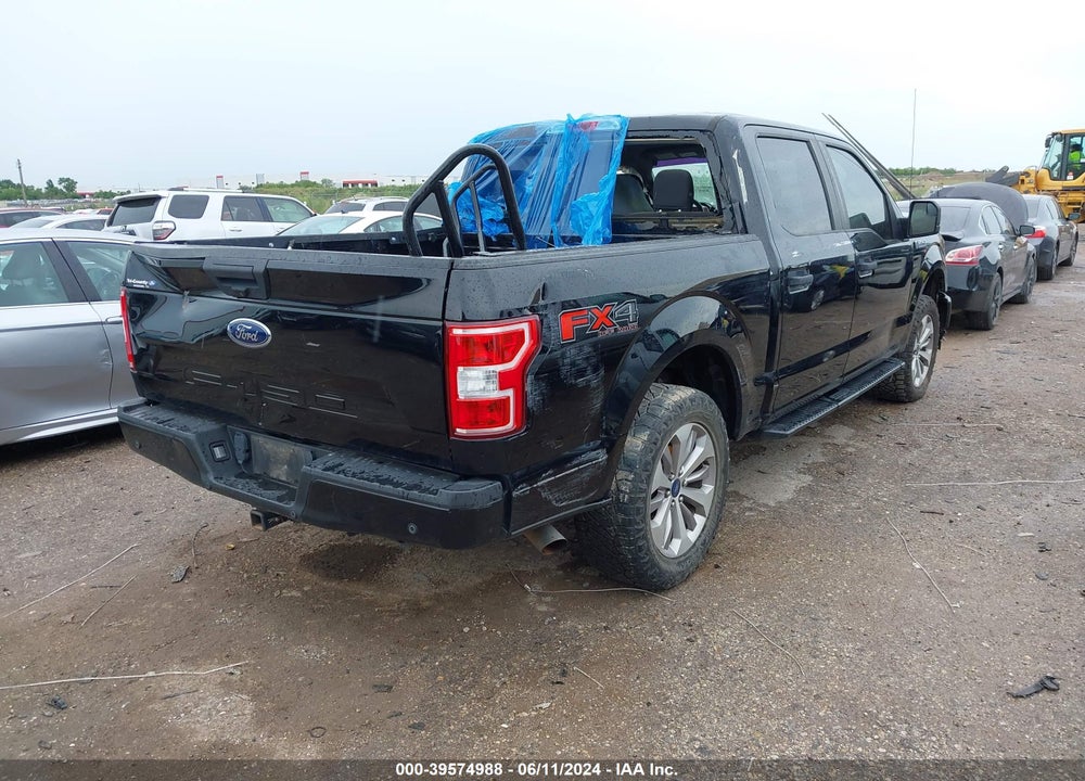 2018 FORD F-150 XL VIN: 1FTEW1E55JKF40304
