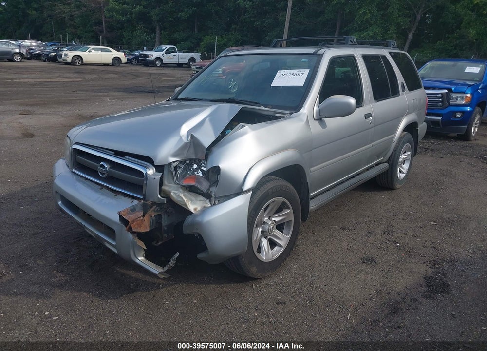 2002 NISSAN PATHFINDER LE/SE VIN: JN8DR09Y52W742494