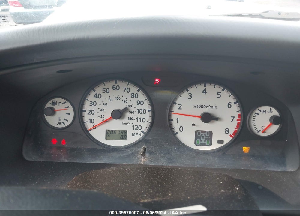 2002 NISSAN PATHFINDER LE/SE VIN: JN8DR09Y52W742494