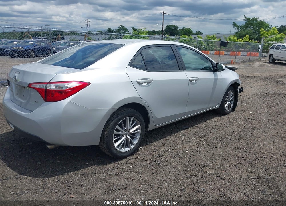 2014 TOYOTA COROLLA LE PLUS VIN: 2T1BURHE9EC206299