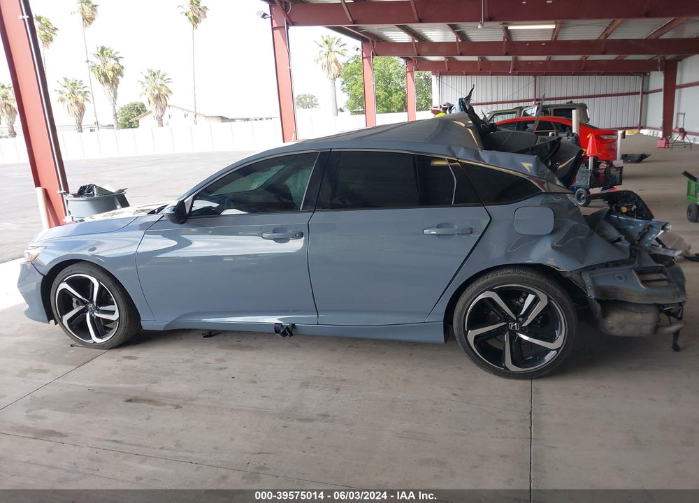 2022 HONDA ACCORD SPORT VIN: 1HGCV1F39NA036410