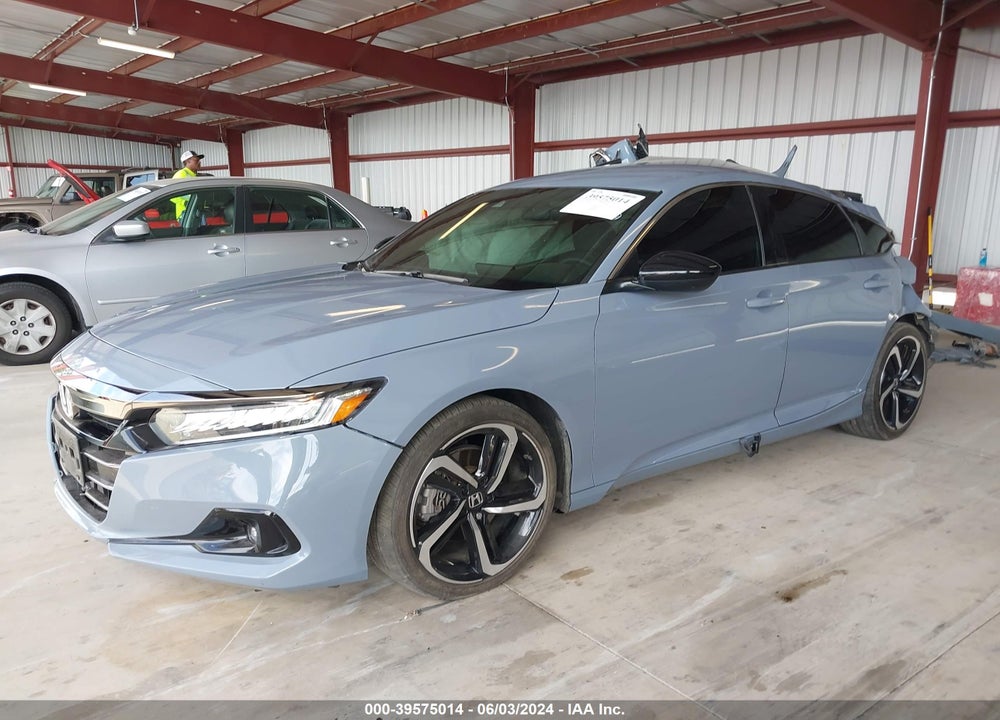 2022 HONDA ACCORD SPORT VIN: 1HGCV1F39NA036410