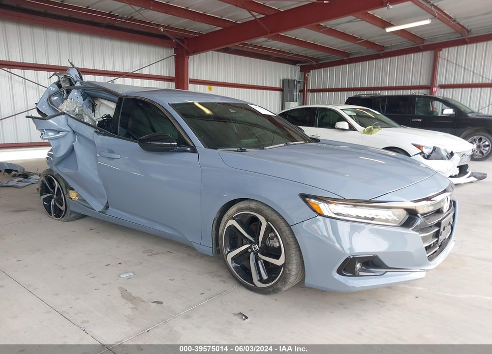 2022 HONDA ACCORD SPORT VIN: 1HGCV1F39NA036410