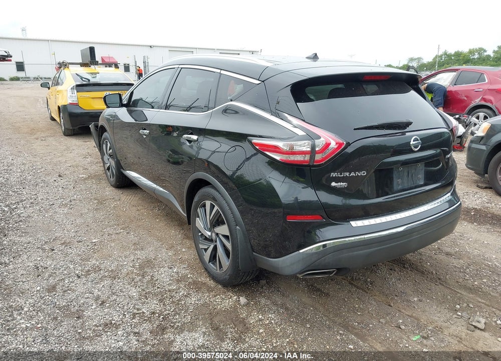 2015 NISSAN MURANO PLATINUM VIN: 5N1AZ2MG2FN225086