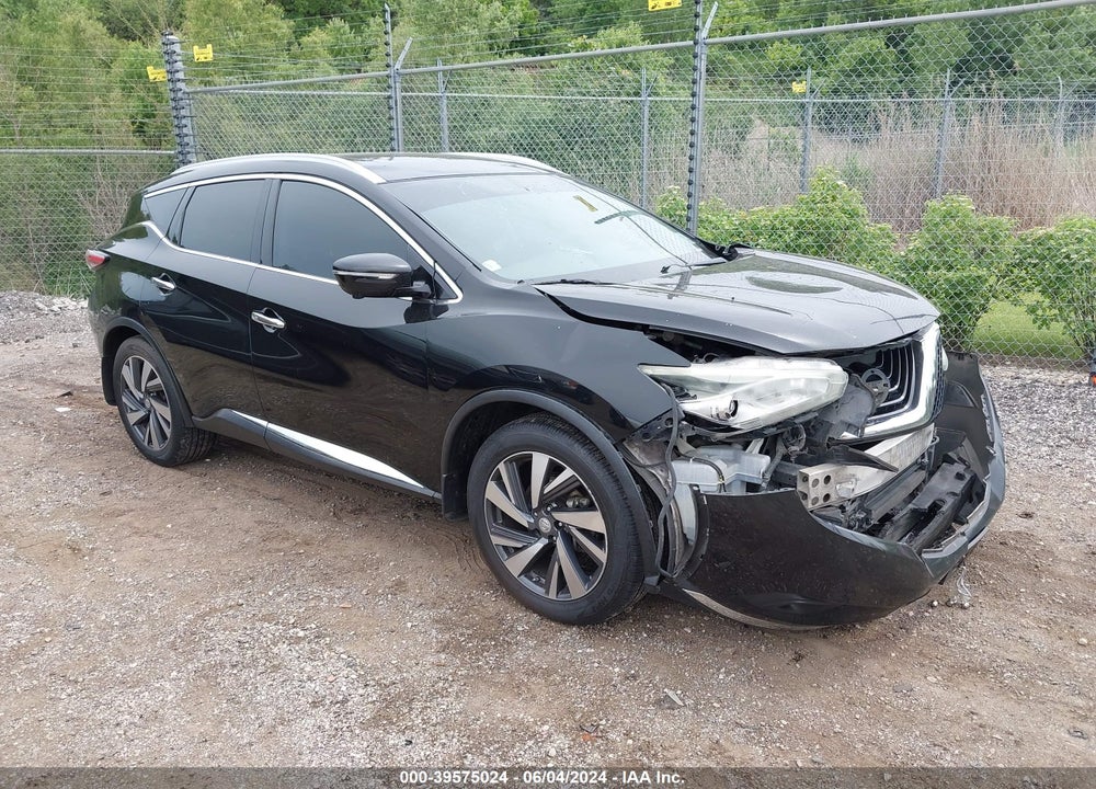 2015 NISSAN MURANO PLATINUM VIN: 5N1AZ2MG2FN225086