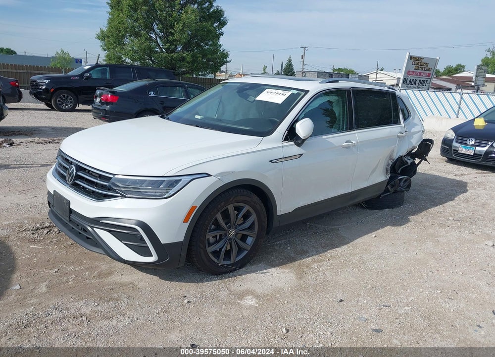 2022 VOLKSWAGEN TIGUAN 2.0T SE VIN: 3VV2B7AX3NM124888
