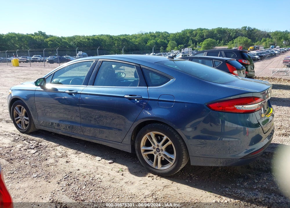 2018 FORD FUSION SE VIN: 3FA6P0HD8JR217106