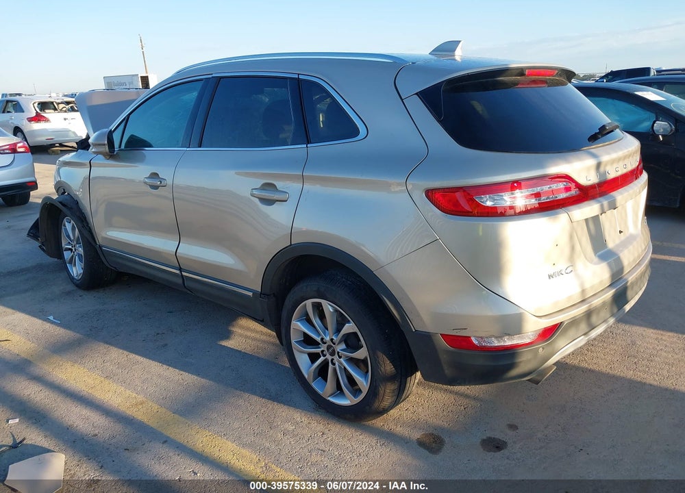 2017 LINCOLN MKC SELECT VIN: 5LMCJ2C9XHUL61765