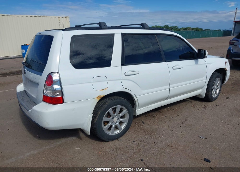 2007 SUBARU FORESTER 2.5X VIN: JF1SG656X7H707113