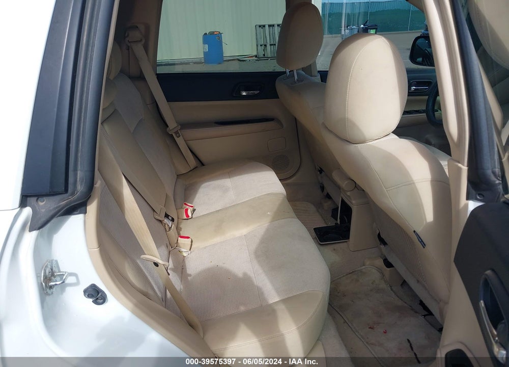 2007 SUBARU FORESTER 2.5X VIN: JF1SG656X7H707113