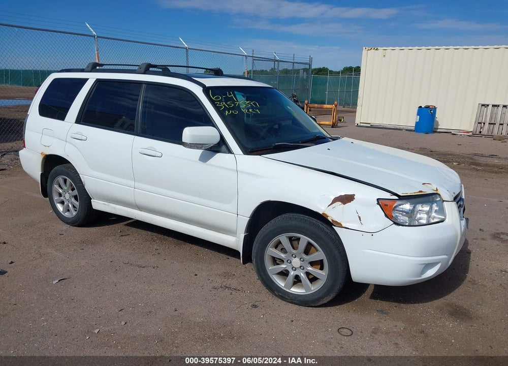 2007 SUBARU FORESTER 2.5X VIN: JF1SG656X7H707113