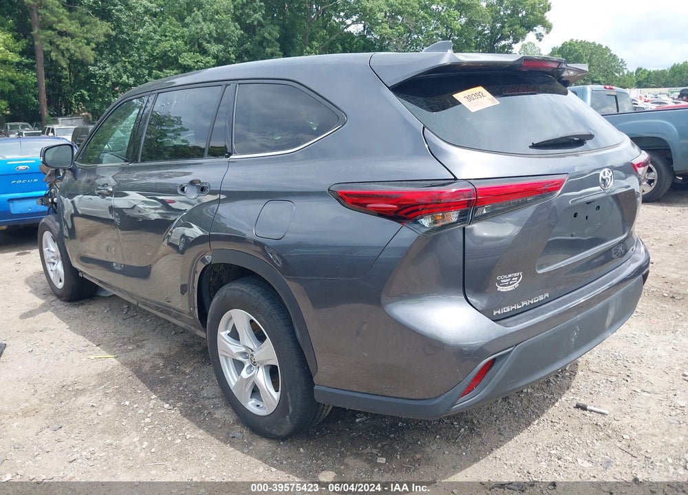 2021 TOYOTA HIGHLANDER LE VIN: 5TDZZRAH2MS065814