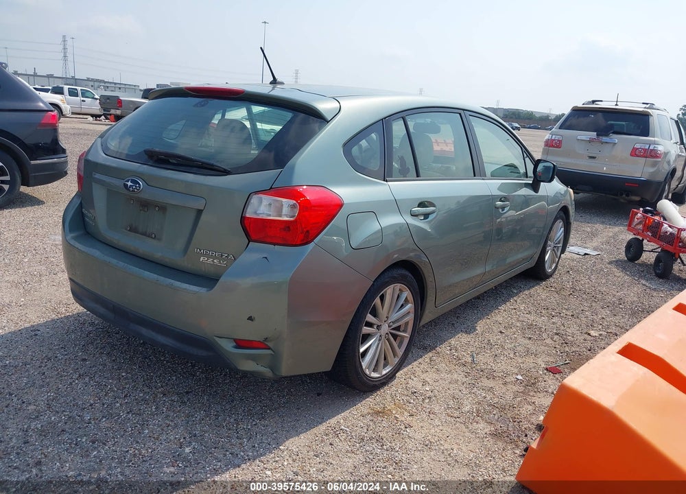 2014 SUBARU IMPREZA 2.0I PREMIUM VIN: JF1GPAD69EH223294