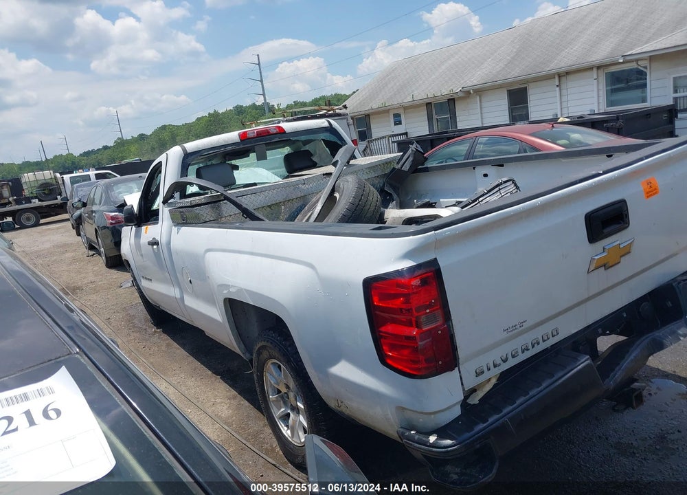 2014 CHEVROLET SILVERADO 1500 WORK TRUCK 1WT VIN: 1GCNCPEH4EZ377504